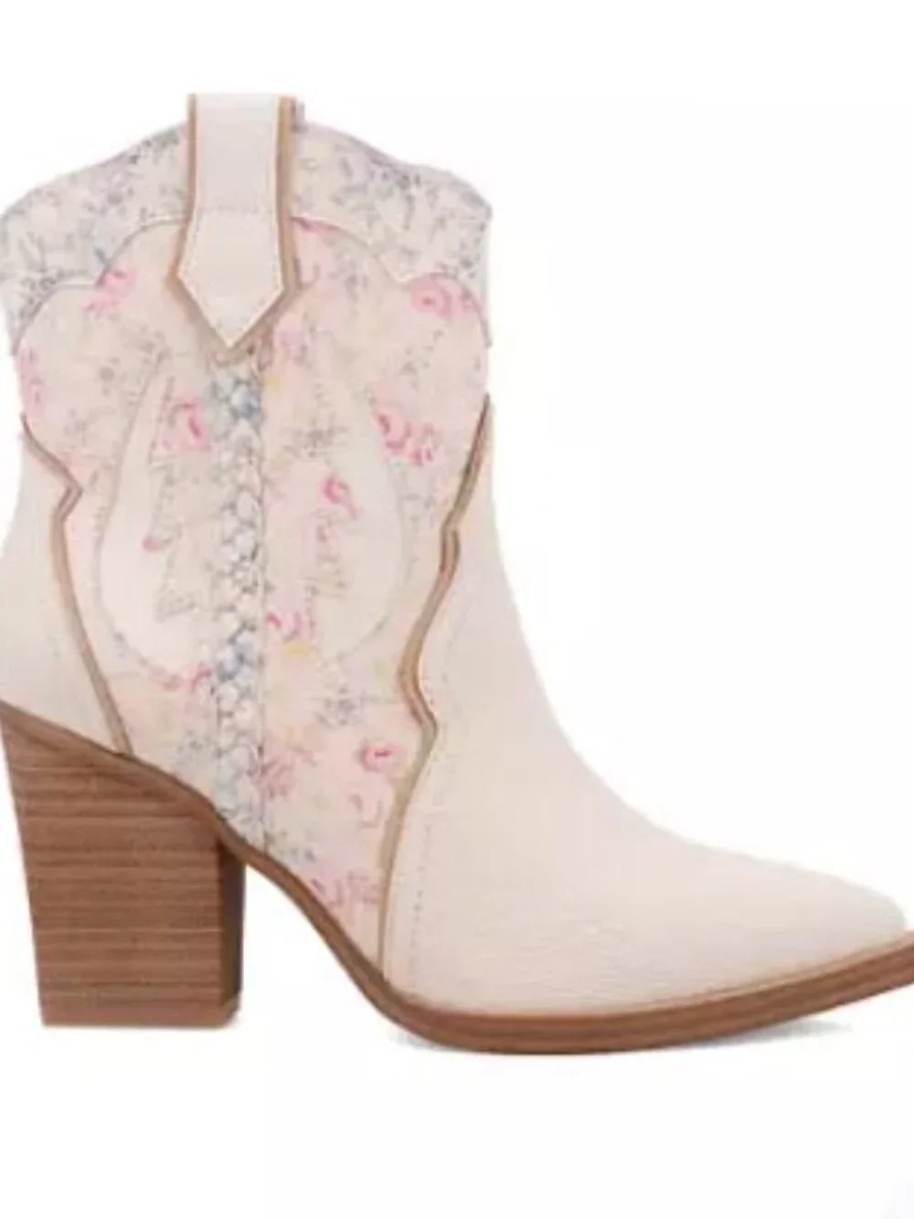 MIA Amayaa Heeled Off-White Bootie